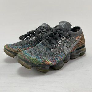 Nike Air Vapormax Flyknit Grey Multicolor Women's Size 6 849557-019